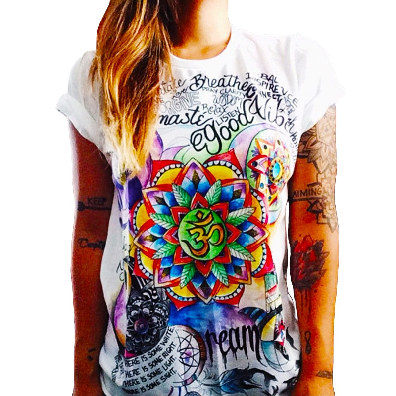 Graffiti Print T-shirt