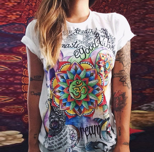 Graffiti Print T-shirt