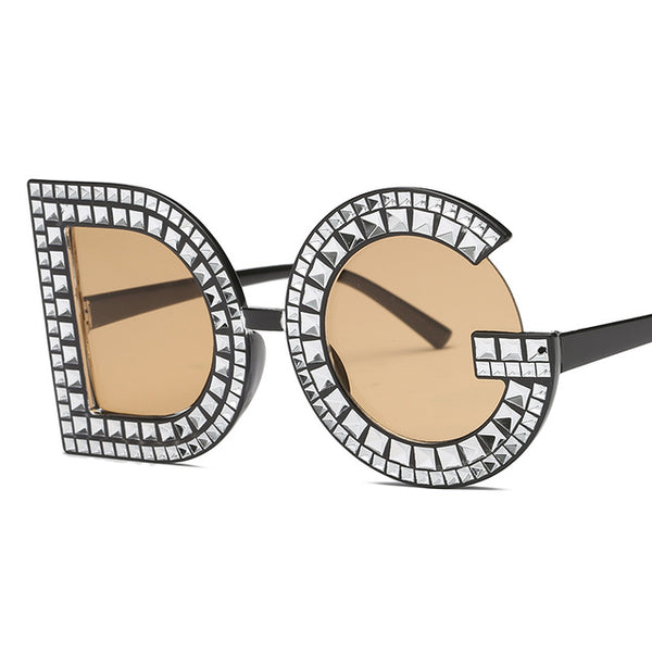 Diamond D G Round Sunglasses